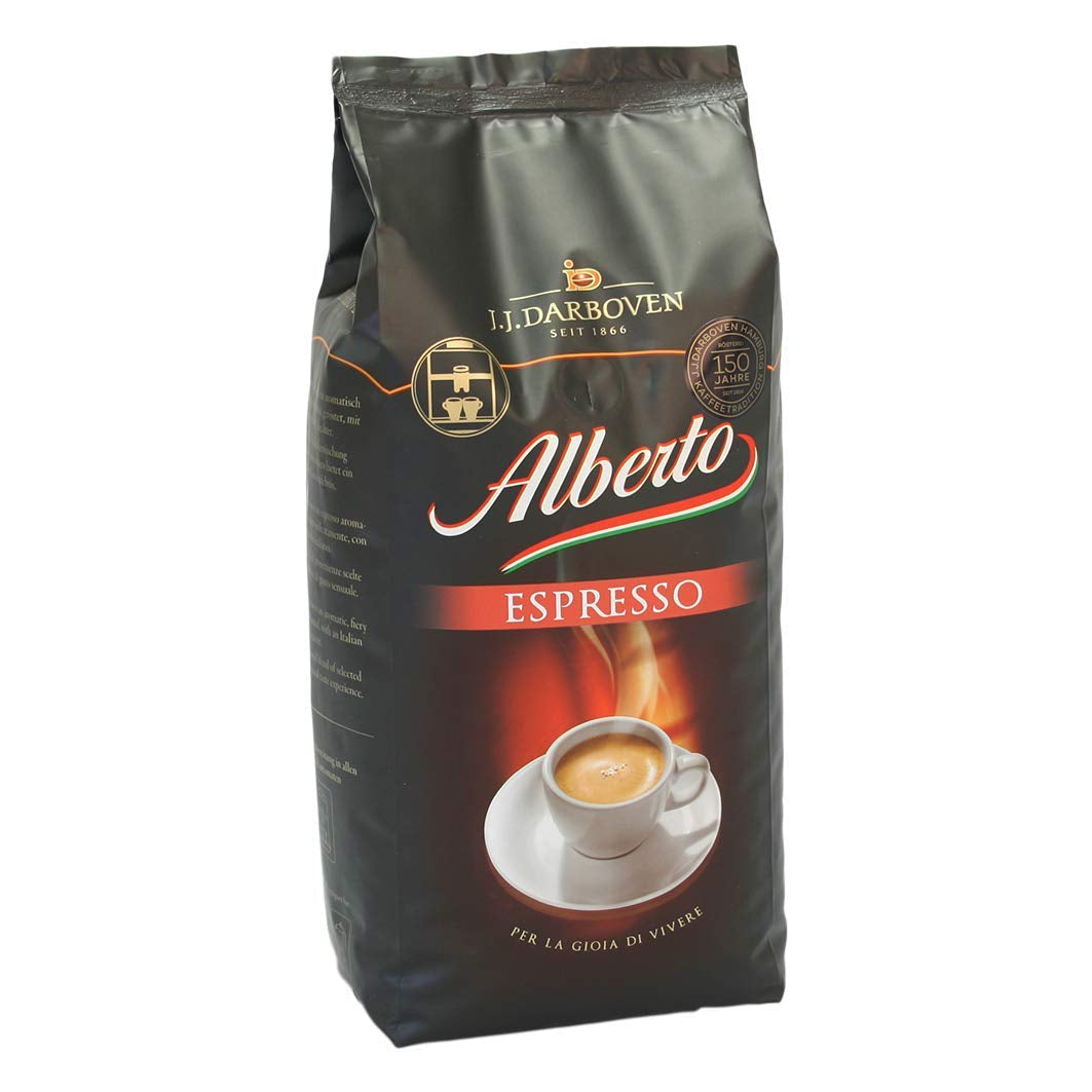 8 x Darboven Alberto Espresso en grains expresso 1kg