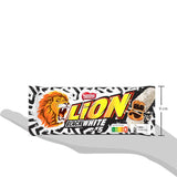 LION Tablette de chocolat Noir & Blanc, un snack au goût intense, chocolat croquant et chips croquantes, fourrage brownie, une expérience gourmande unique, 1 paquet (5 x 30g)