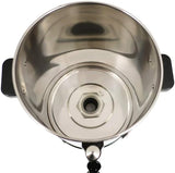 Machine à expresso Saro avec filtre rond - 6,75 L / 40 tasses - acier inoxydable - fonction préparation et maintien au chaud - robinet de sécurité - voyant - 1,5 kW - modèle SAROMICA 6005