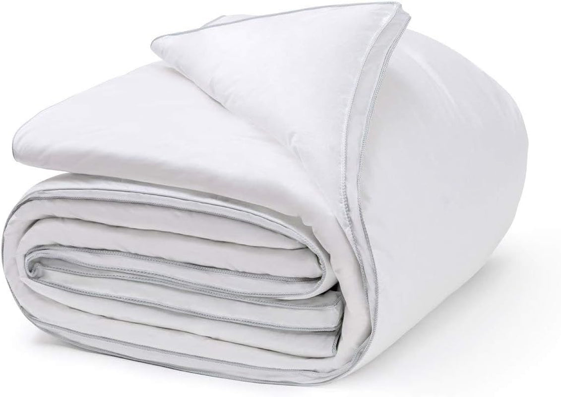 Platine, duvet d'oie, 300 G/M², 240 X 220 Cm, blanc (blanc) Couettes et couettes Naty Shop Blanc 240X220 Cm