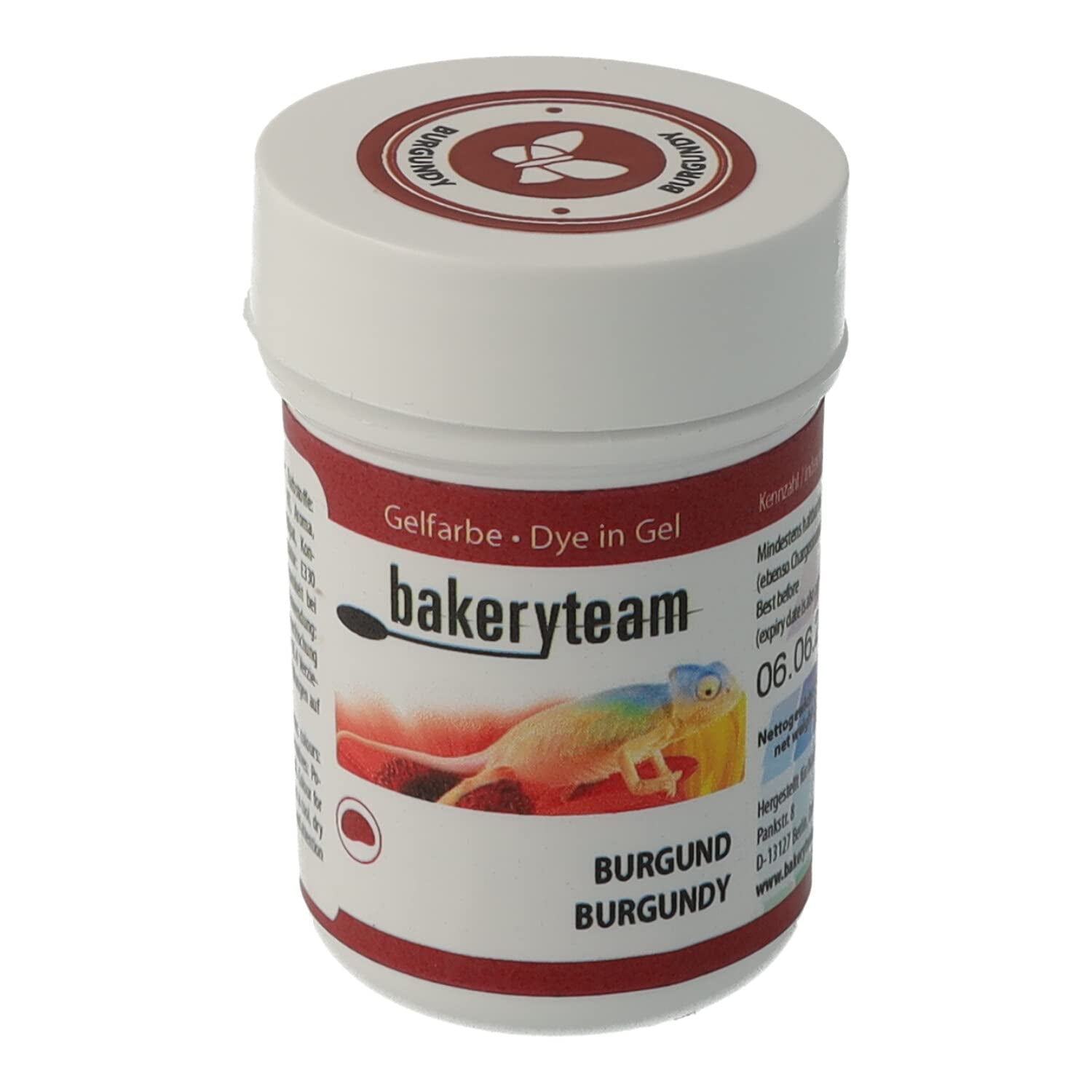 Gel colorant alimentaire Bakeryteam pour glaçage, jaune clair, 35 g