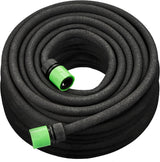 Tuyau goutte à goutte Relaxdays, arrosage, tuyau d'arrosage 30 m, arrosage des couches hautes et des haies, tuyau d'arrosage, noir
