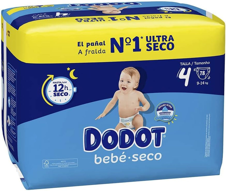 Couches Bebé-Seco, taille 3, 6 kg - 10 kg, 84 couches, séchage jusqu'à 12 heures