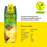 Rauch Happy Day Ananas | Explosion de saveurs tropicales | Fabriqué à partir de jus d'ananas 100 % concentré | 6 x 1 litre, Tetra Prisma Boissons sans alcool Naty Shop