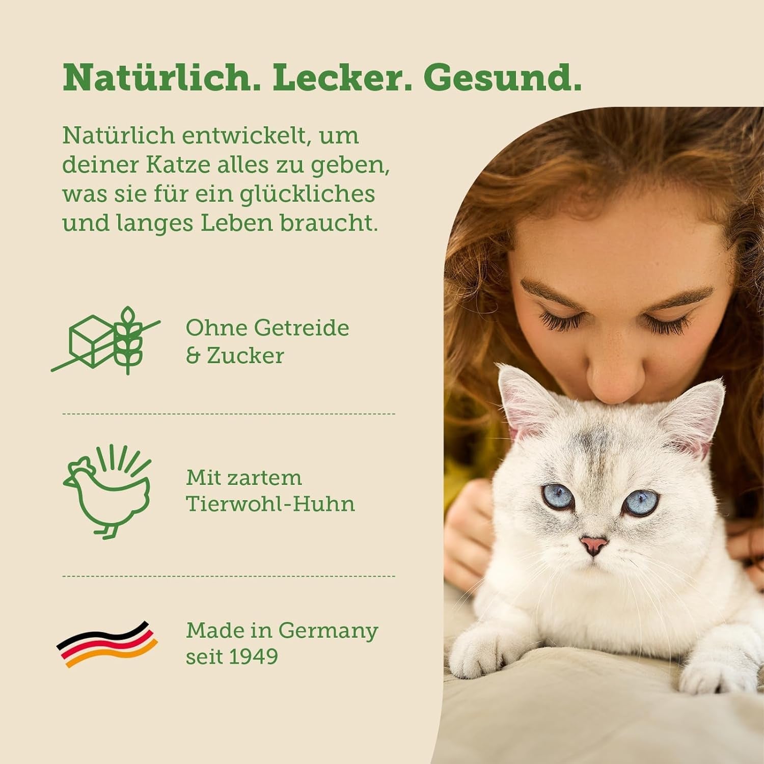 MERA Cats Nature Insect Premium Katzenfutter Nass 12x85g | sans Zucker et Getreide| Nachhaltig & mit viel Insektenprotein | Katzennassfutter adulte