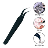 4200 Pièces Strass Nail Art, 36 Couleurs Pierres Paillettes, Pierres de Décoration d'Ongles pour Accessoires Nail Art et Strass Cristal Clair avec Pincette de Sélection de Strass et Stylo de Notation