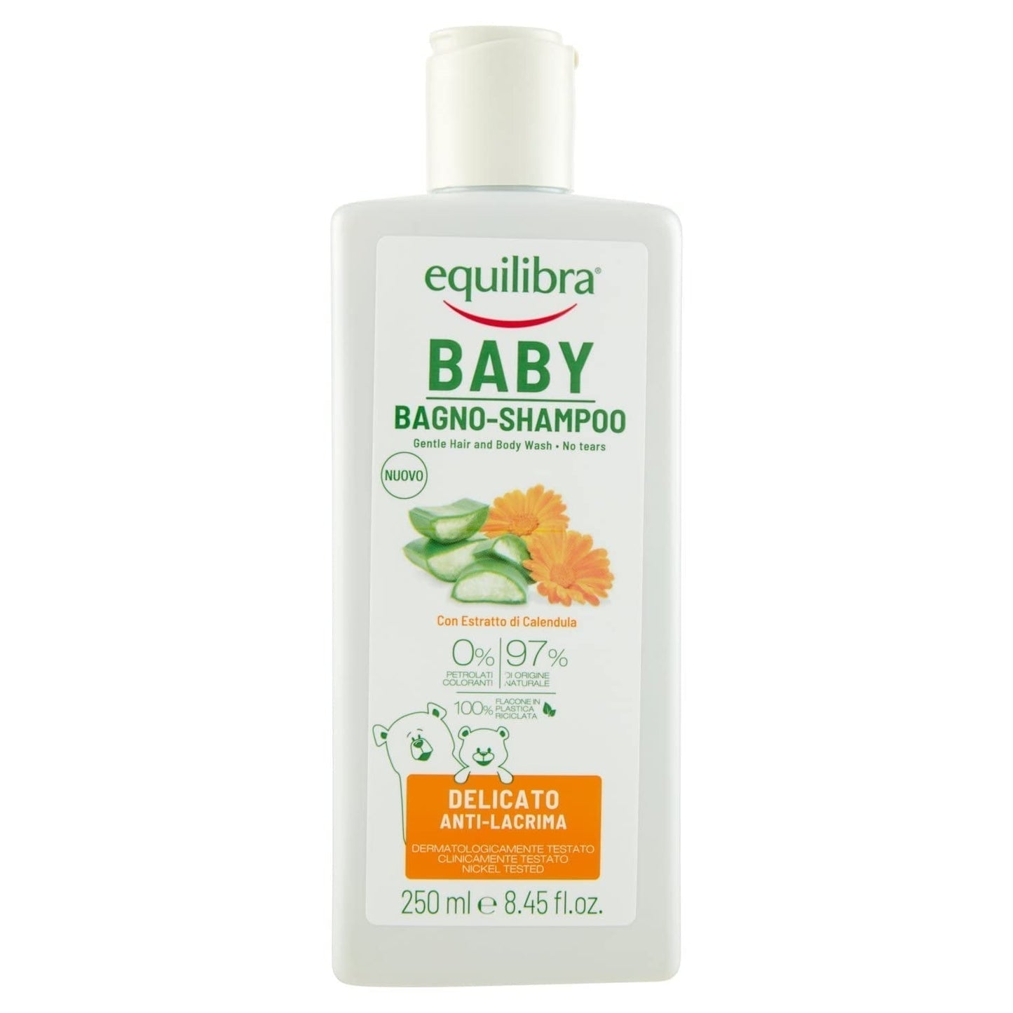 Equilibra Baby Bagno Shampoing 250 M Enfant - Bain et Soin Naty Shop Default title