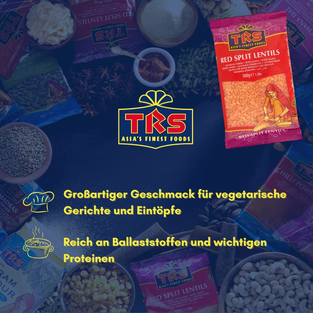 TRS - Lentilles rouges - (1 x 500g)