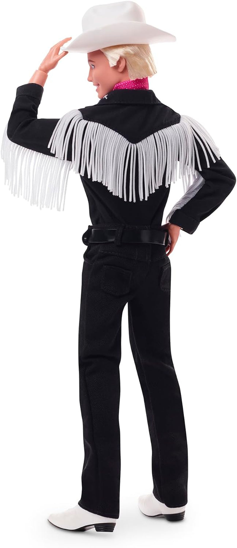 BARBIE le FILM Ken - Poupée de collection en tenue western, chemise vintage, chapeau de cowboy, bottes blanches du film à partir de 3 ans, HRF30 Naty Shop Dolls