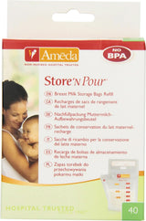 Sachets pour lait maternel - 40 pièces Alimentation et Accessoires d'Allaitement Bebe Naty Shop