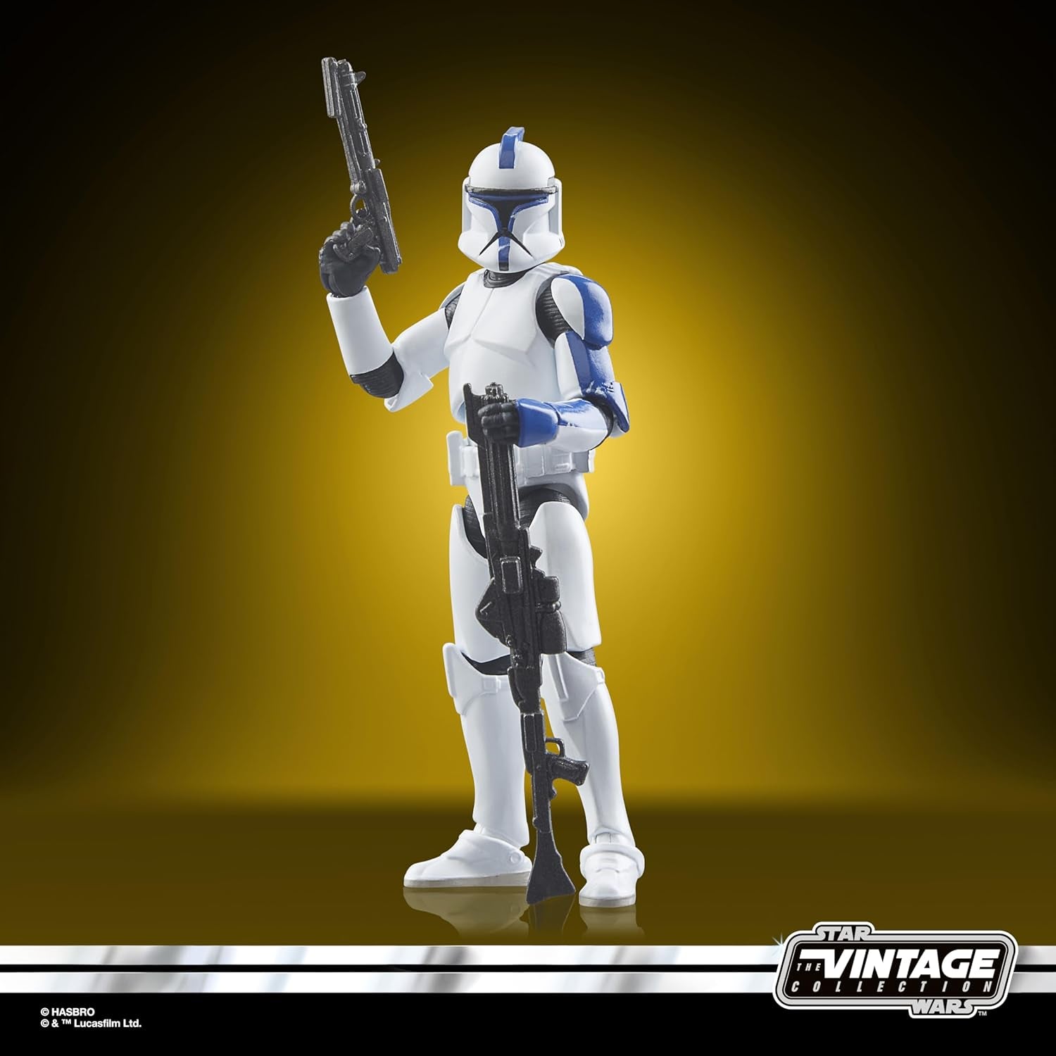 Star Wars the Vintage Collection Clone Trooper Lieutenant (Teth), Star Wars : Ahsoka Action Figure, 9,5 cm Figurines Naty Shop