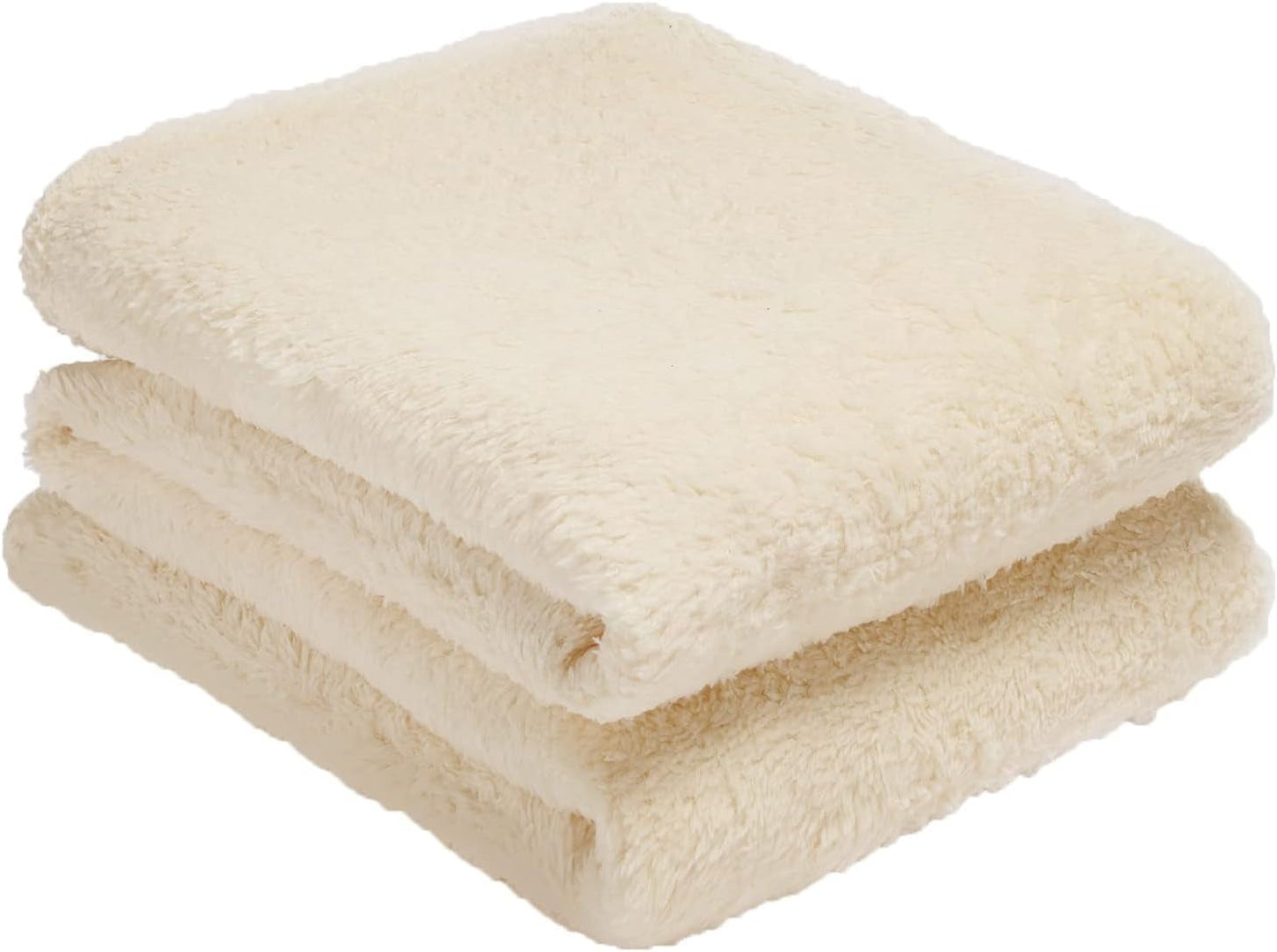 Brentford's Teddy Couverture polaire grande couverture de lit en peluche super douce et chaude pour canapé-lit noir - 150 x 200 cm Lits et couvertures Besuche den Brentfords-Store Crème 150 x 200 cm