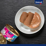 Vitakraft Poésie Mousse, nourriture humide pour chat, mousse aérée, au saumon, sans sucre ni céréales ajoutés (12 x 85g)