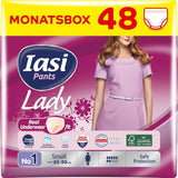 LADY Pants 48 Pantalons Jetables pour Incontinence Urinaire Absorbance Grande Taille S pour Femme 48 Pièces