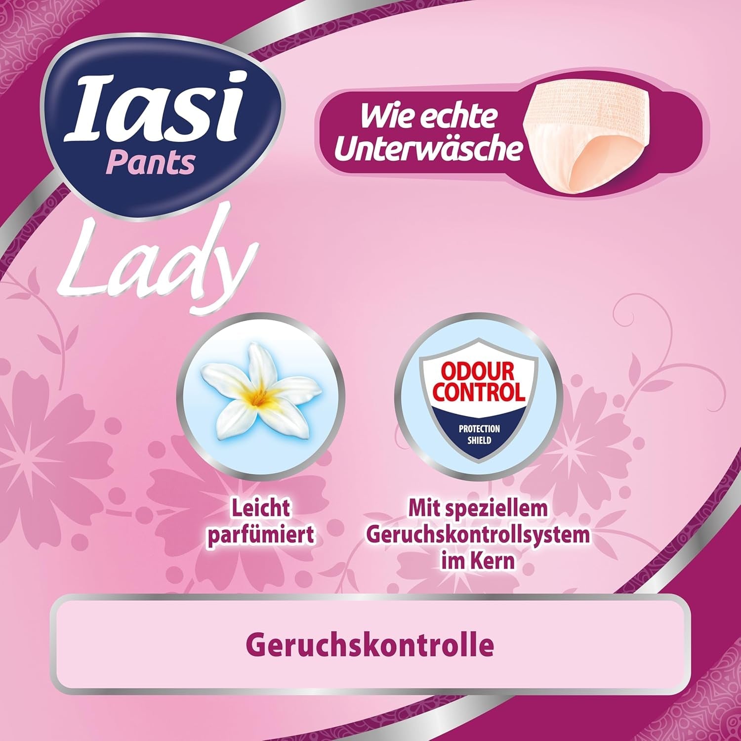 LADY Pants 48 Pantalons Jetables pour Incontinence Urinaire Absorbance Grande Taille S pour Femme 48 Pièces