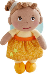 HABA Ange Gardien Holly - Poupée en tissu doux (15 cm), cadeau de bienvenue parfait pour les bébés et les jeunes enfants - Lavable à 30 °C - 2011871001