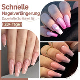 Ballerine Gel Ongles Conseils 216 pièces 12 Tailles Doux Gel Ongles Couverture Complète Ongles Extension Ensemble Semi Mat BRICOLAGE Home Art