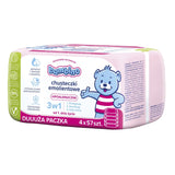 Lingettes 3 en 1 4x57 pcs