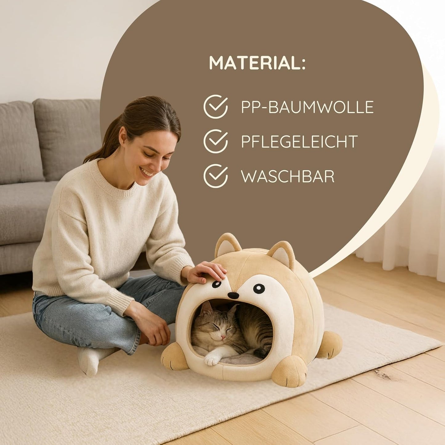 Couvertures et meubles, Animaux, Grottes et maisons, Chats, Lits pour chats, Chats - lits, matelas