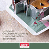 Zenker Ausstecher-Set Linzer Herz und Stern aus Edelstahl – Perfekt für Weihnachtskekse, 3-teilig, inkl. Geschenkverpackung, spülmaschinengeeignet und rustfrei – The Christmas Candy Shop
