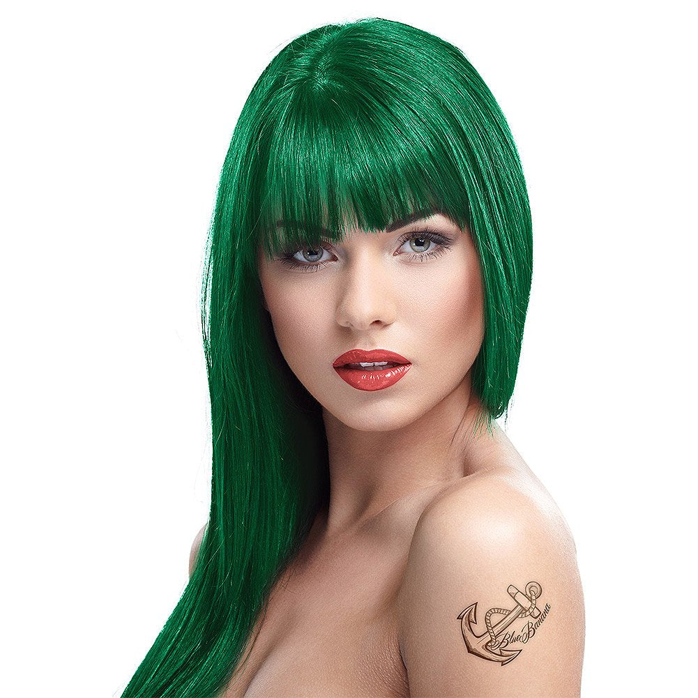 2x Coloration semi-permanente 100ml (vert pin) Coloration capillaire Naty Shop