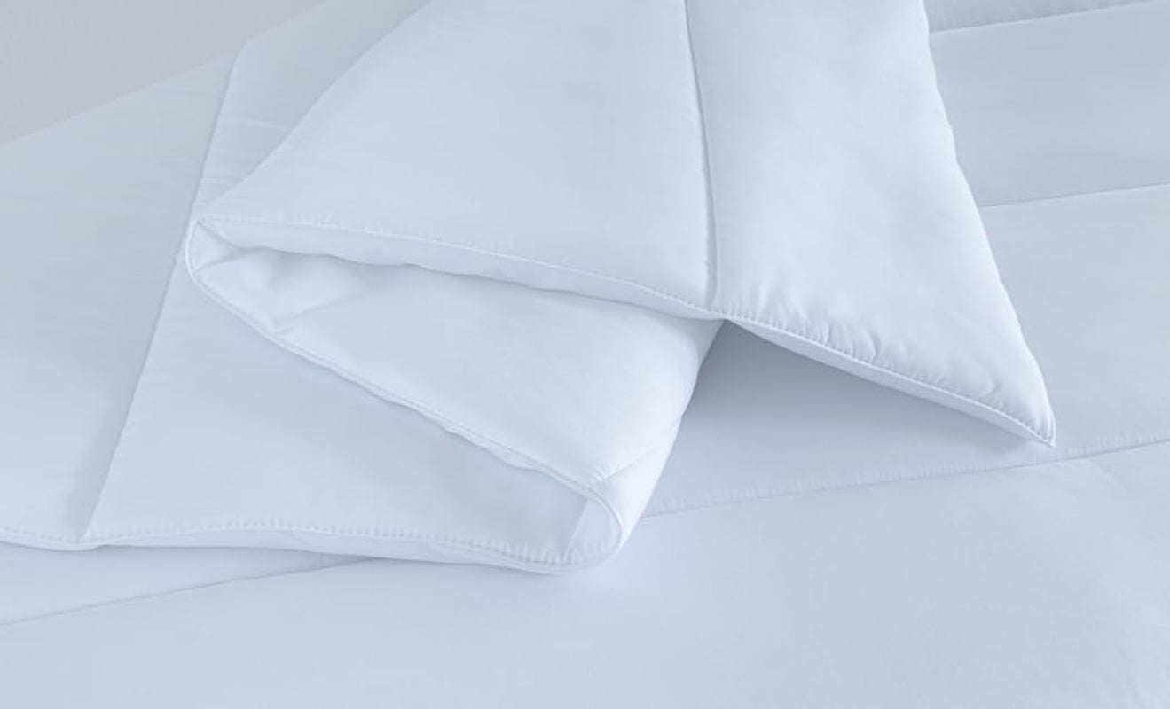 Couverture, couette 3001 en fibre anti-acariens, automne-hiver, 300 G/M², blanc (toutes tailles disponibles) (lit 105/120-180 X 220 Cm) Couettes et couettes Naty Shop
