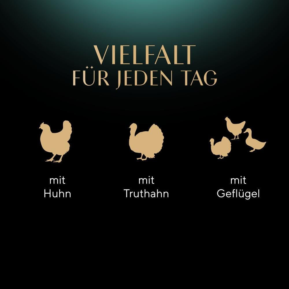 Sheba Portion Pouches Nourriture humide pour chat, paquet multiple de gelée fraîche et fine de dinde et de poulet, 6x6x50g - Nourriture pour chat de haute qualité en gelée de dinde et de poulet