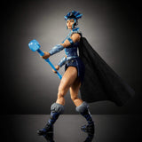 Figurine d'action Masterverse des Maîtres de l'Univers Env. 18 cm de haut, New Eternia Evil-Lyn, MOTU Toy Villainess, Sorcière, 30 points de mouvement, Baguette boule de cristal, Figurines JBP77 Naty Shop