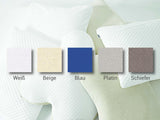 Ensemble de coussins avec rembourrage et housse, oreiller original taille M avec taie d'oreiller en jersey (beige)