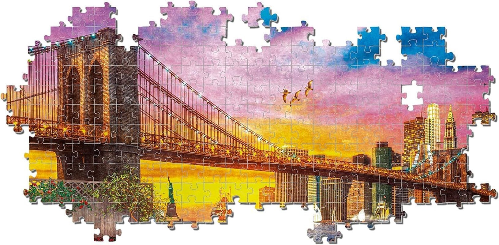 Clementoni - 33552 Collection - Manhattan Balcony Sunset, Puzzle 3000 pièces pour adultes et enfants à partir de 10 ans, jeu d'adresse pour toute la famille Puzzle Naty Shop