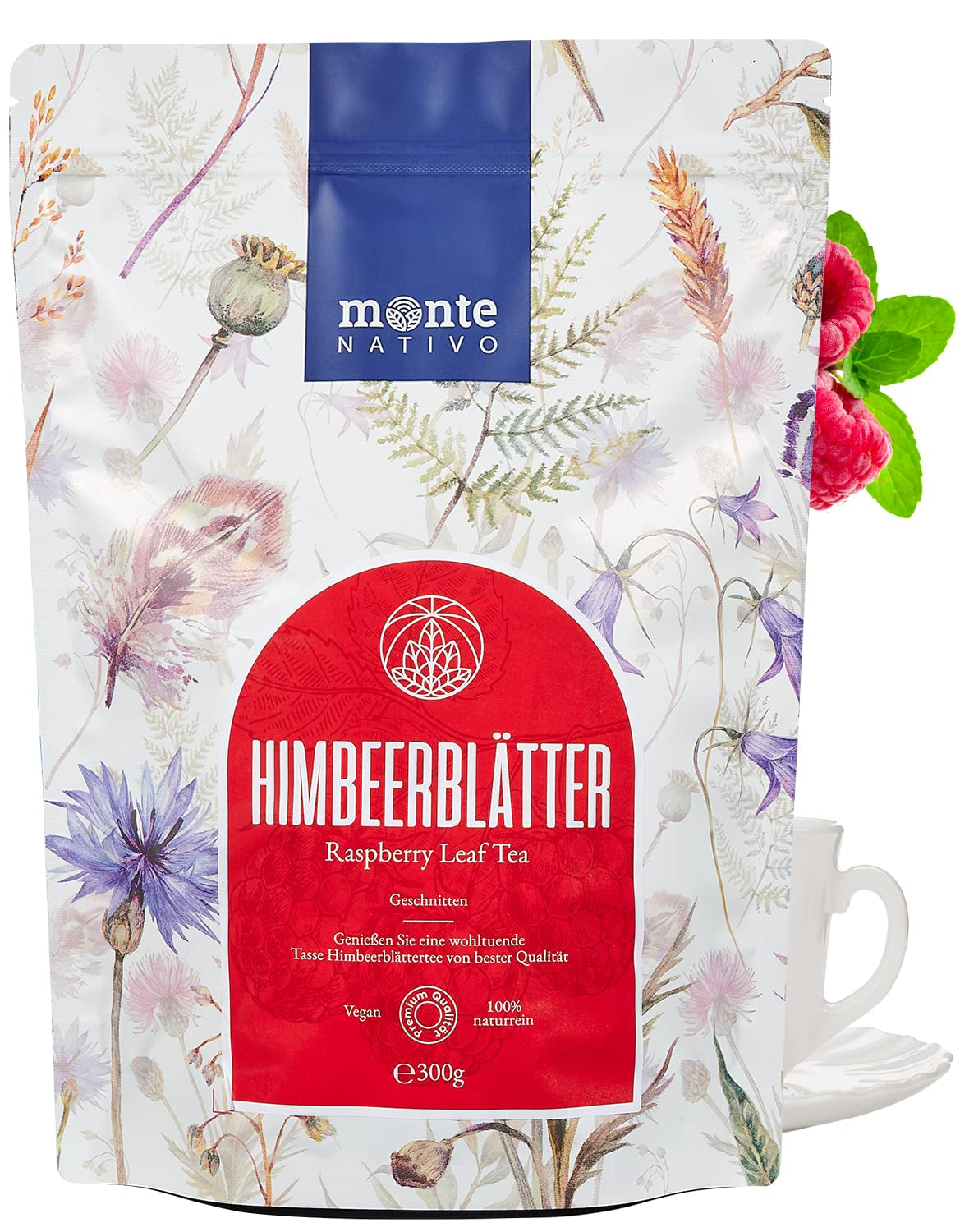 Poudre de matcha de cérémonie Monte Nativo (40 g) - parfaite pour le thé matcha, les lattés et les smoothies - thé vert du Japon - qualité cérémonielle, dans une boîte en métal - 100% pur, sans gluten, finement moulu