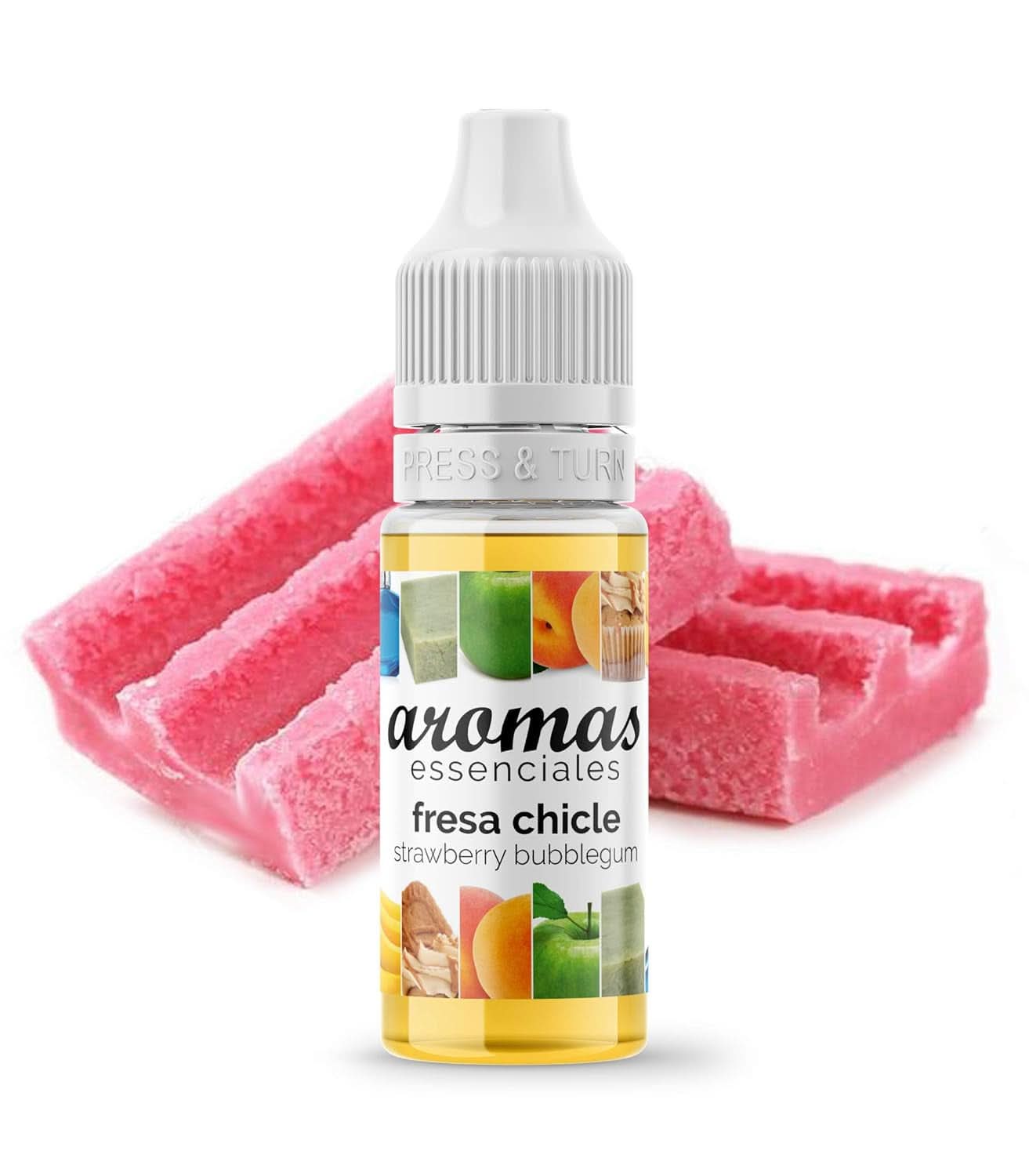 Arôme concentré au goût de chewing-gum et de fraises, 10 ml Arômes Naty Shop 10 ml