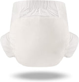 CutiePlusU Couches pour adultes, surface sèche, absorption maximale pendant la nuit, couches jetables pour incontinence – bleu, rose, blanc, lot de 3 (moyen 71-96 cm)