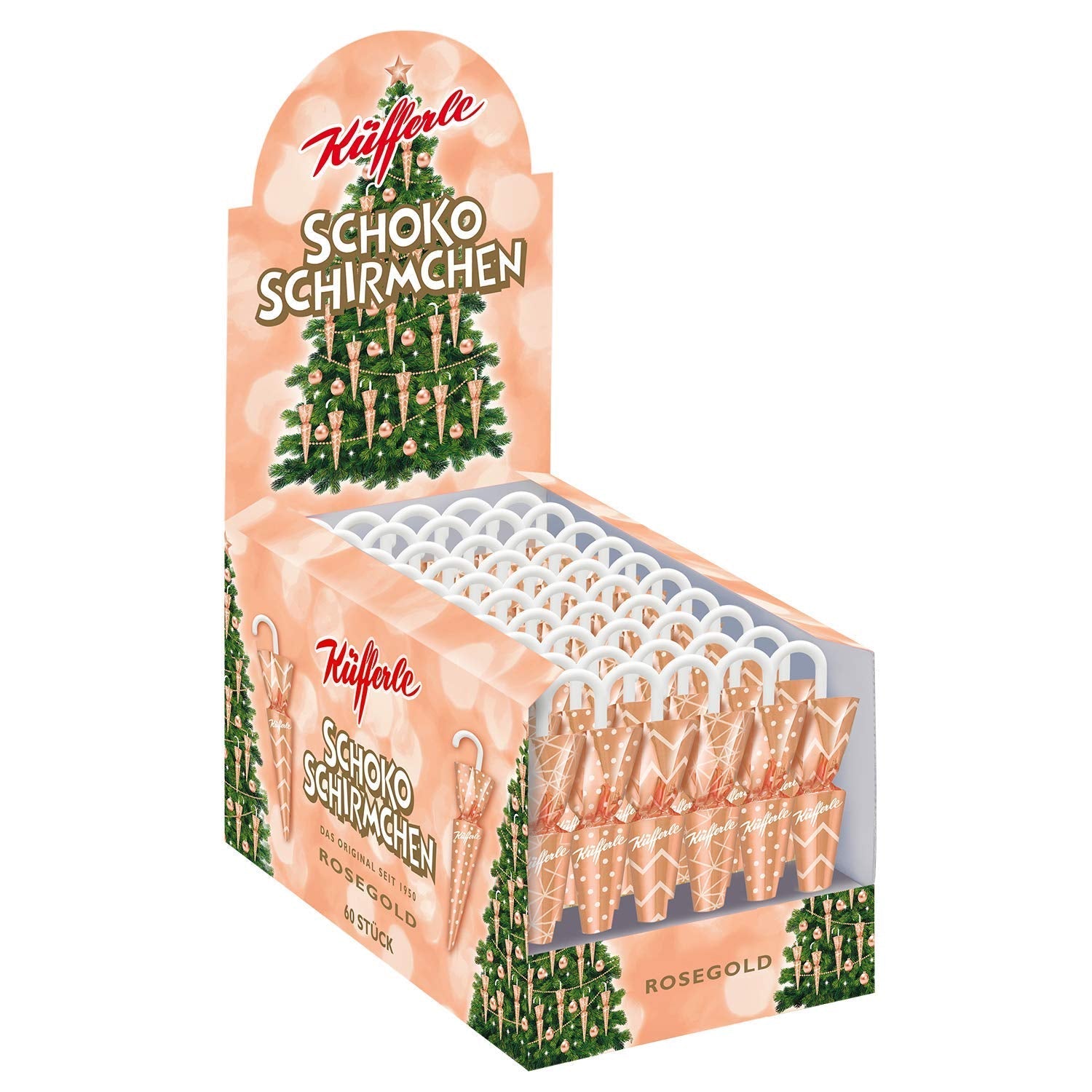 Ombres au chocolat Küfferle Polar Silver 810g (60 pièces)