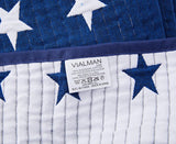 VIALMAN couvre-lit Sofia 10 lit king size | courtepointe étoile | taille de la couette 250 X 270 cm | couvre lit & jeté de canapé bleu marine Lits et Couvertures Besuche den VIALMAN-Store