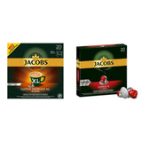 Jacobs Capsules de café Guten Morgen XL Intense - Pack de 10 (10 x 20 tasses) & Capsules de café Lungo Classico, Intensité 6 sur 12, 20 capsules compatibles Nespresso®*, 10 x 20 tasses