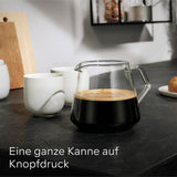 Machine à expresso entièrement automatique Siemens EQ700, grand écran TFT couleur, 36 boissons chaudes et froides, infusion froide, fonction 2 tasses, contrôle par application, système de nettoyage automatique, acier inoxydable noir, TQ717D03