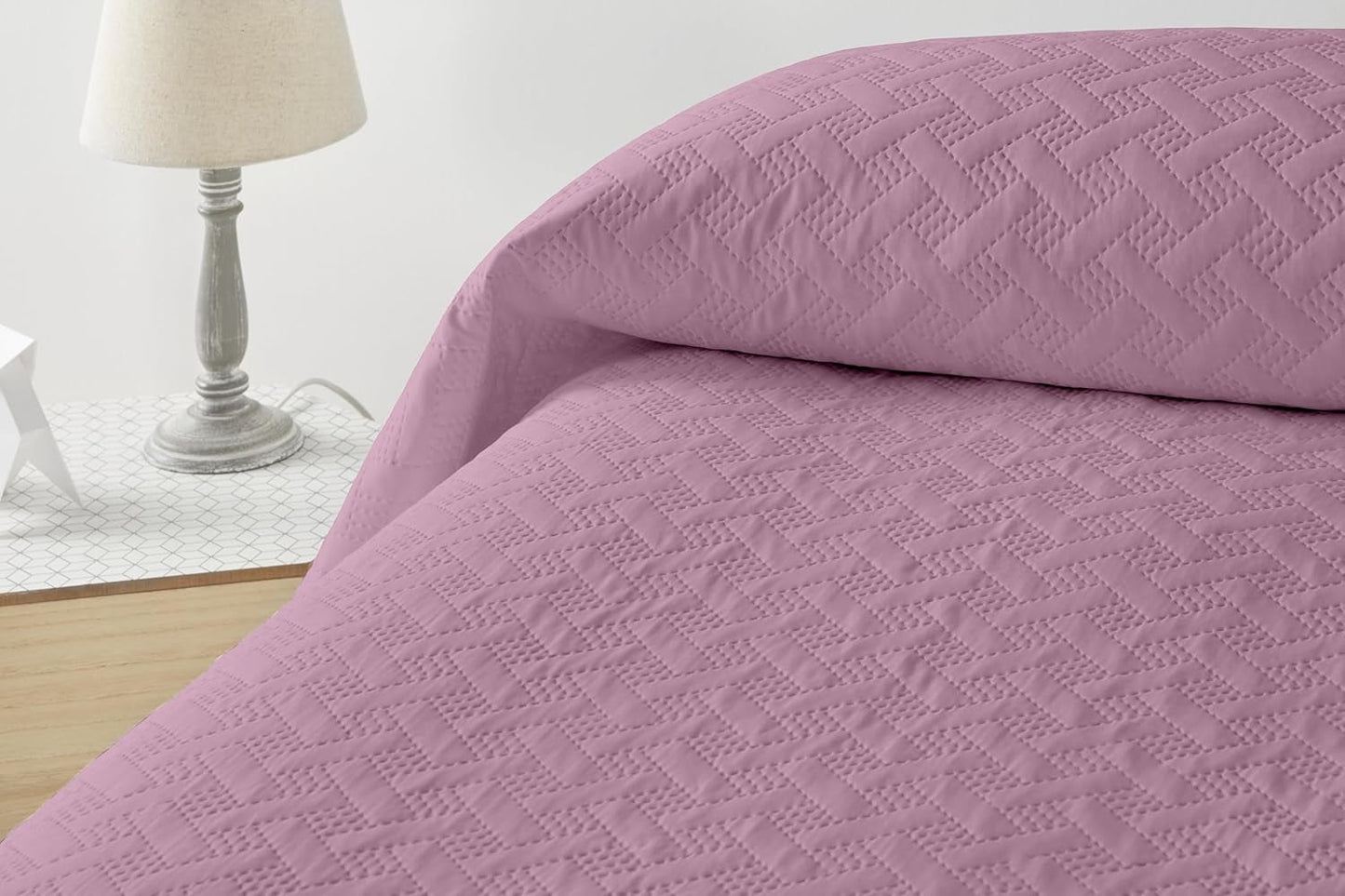 LISO - Couvre-lit pour 105 Cm - Couvre-lit Bouti - Printemps et été - 200X260 Cm - Lits et Couvertures Rose Besuche den Degrees home-Store Maquillage Lit 135 Cm