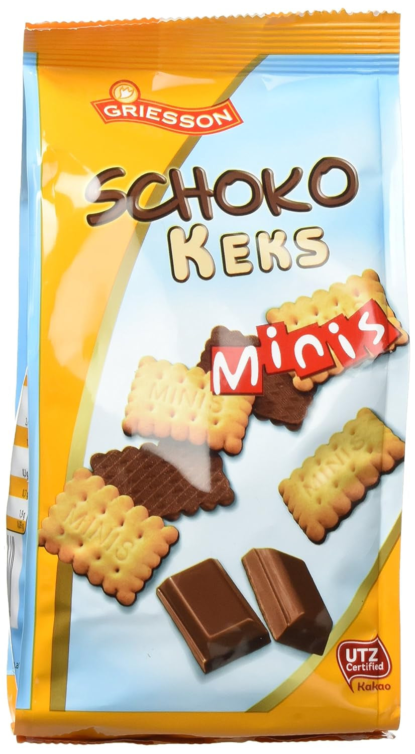 Griesson Mini Biscuits Chocolat Pack de 12 (12 sachets x 125g)