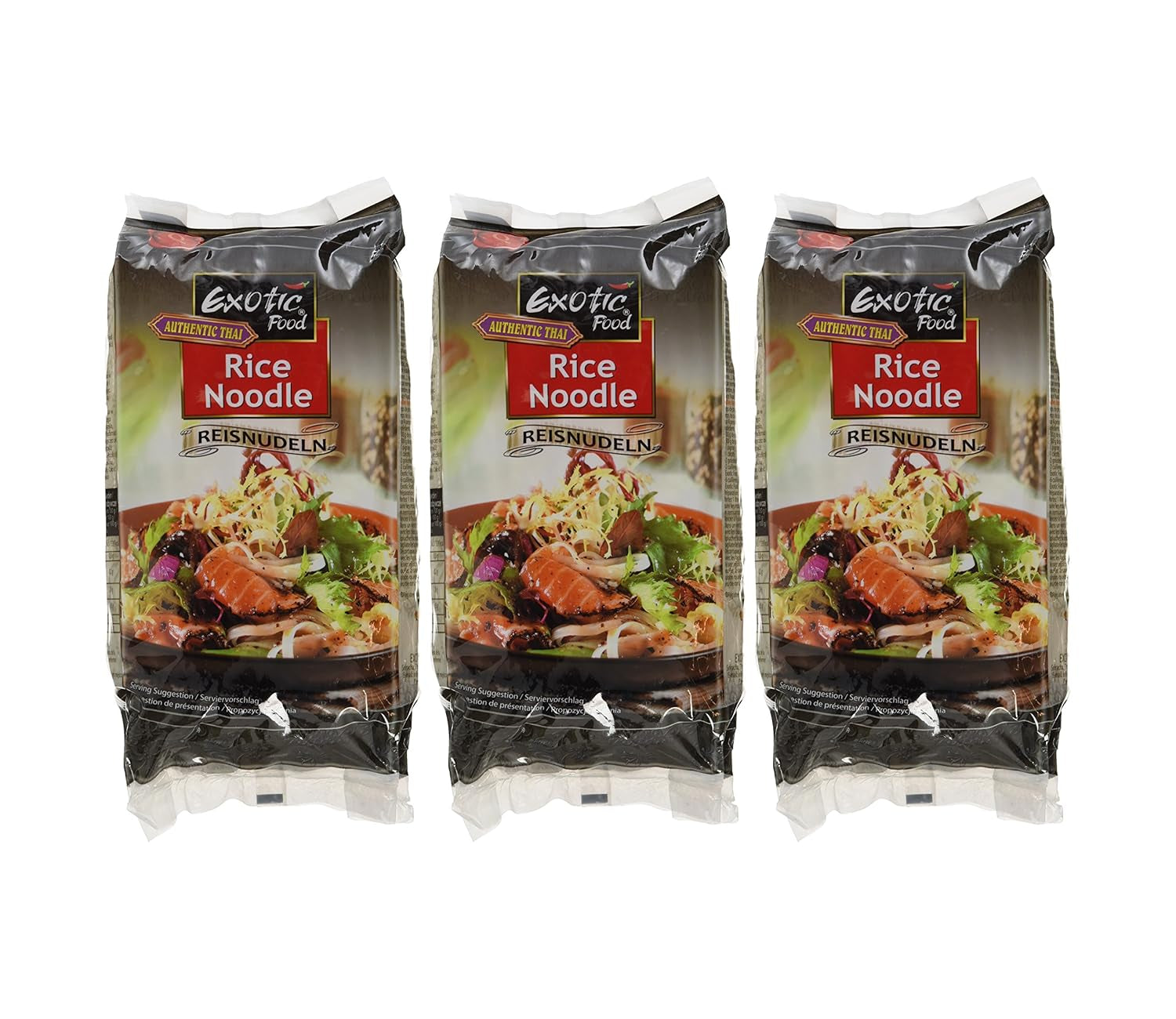 Nouilles de riz, 3 mm, pour soupe et salade (Mihoen), paquet de 3 (paquet de 3 x 250 g)