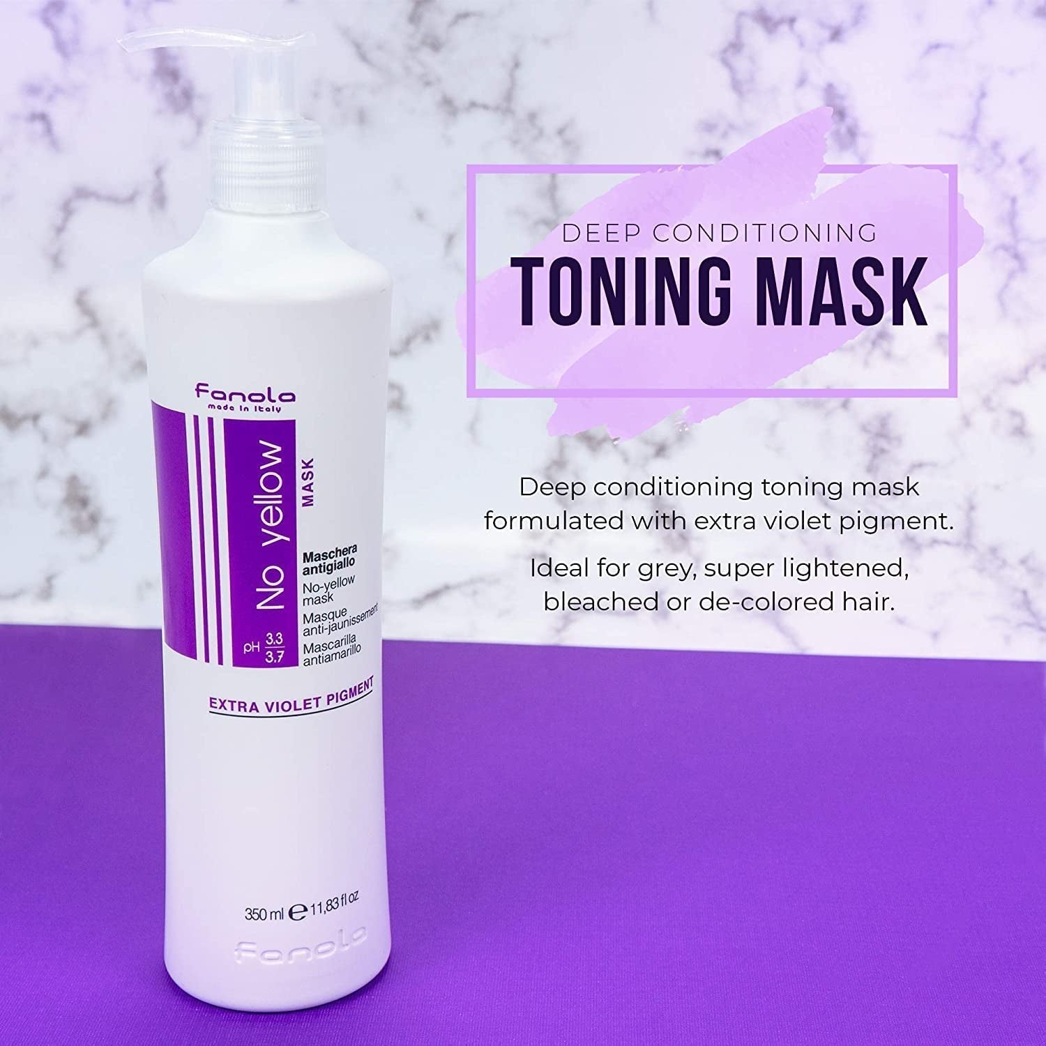 Fanola No Yellow Mask - soin soin, 1 litre Naty Shop masque capillaire