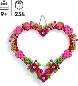Set de décoration coeur LEGO, jouet de construction pour enfants, filles et garçons à partir de 9 ans, décorations de chambre d'enfant ou accessoires muraux, idée cadeau pour la Saint-Valentin, la fête des mères ou un anniversaire 40638 Jeux de construction Beuche den LEGO-Store