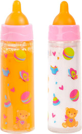 Bayer Design 79201AE Bouteille Magique, Bouteille de Lait, Gourde, Accessoire de Poupée, Blanc et Orange