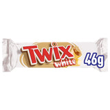 Barres de chocolat blanc Twix | Caramel, Biscuits, Chocolat Blanc | Paquet multiple de chocolat | 5 barres (5 x 46g) (Pack de 5)