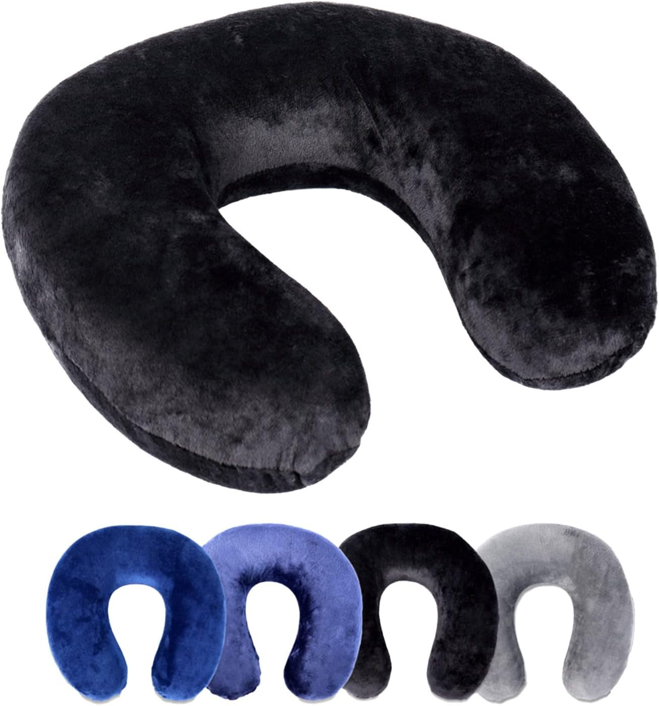 Oreiller cervical Rocco eK, 4 couleurs disponibles, oreiller de voyage, oreiller de soutien du cou, oreiller orthopédique de soutien du cou, mousse à mémoire de forme