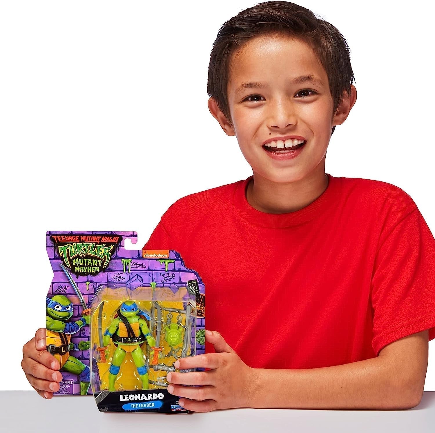 TEENAGE MUTANT NINJA Turtles - Figurine de base Leonardo Figurines Naty Shop