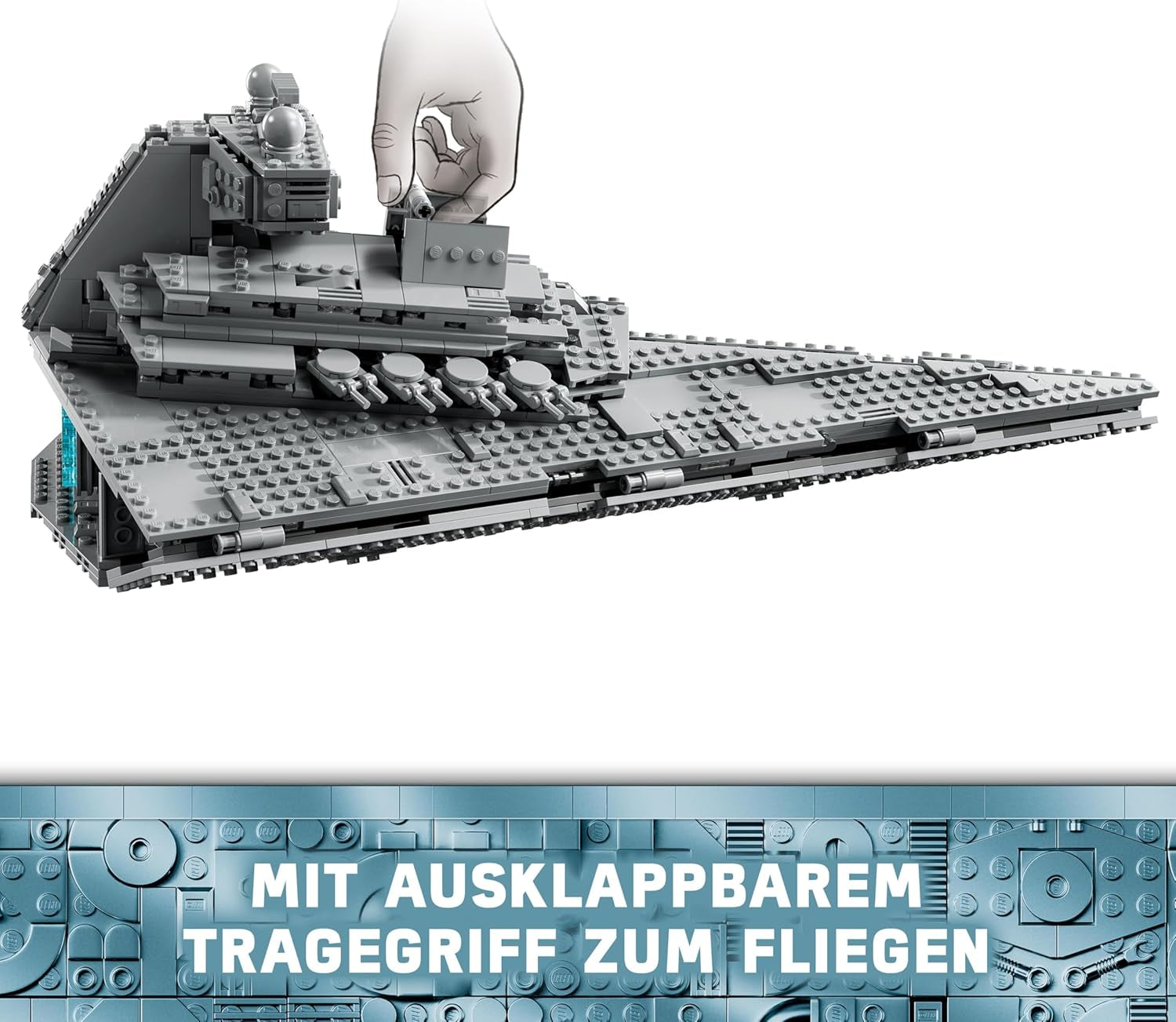 LEGO Star Wars Imperial Star Destroyer, ensemble de vaisseau spatial, jouet de construction, ensemble de jeu Dark Vador et Cal Kestis, cadeau d'anniversaire pour garçons, filles et fans 75394 Ensembles de construction Besuche den LEGO-Store