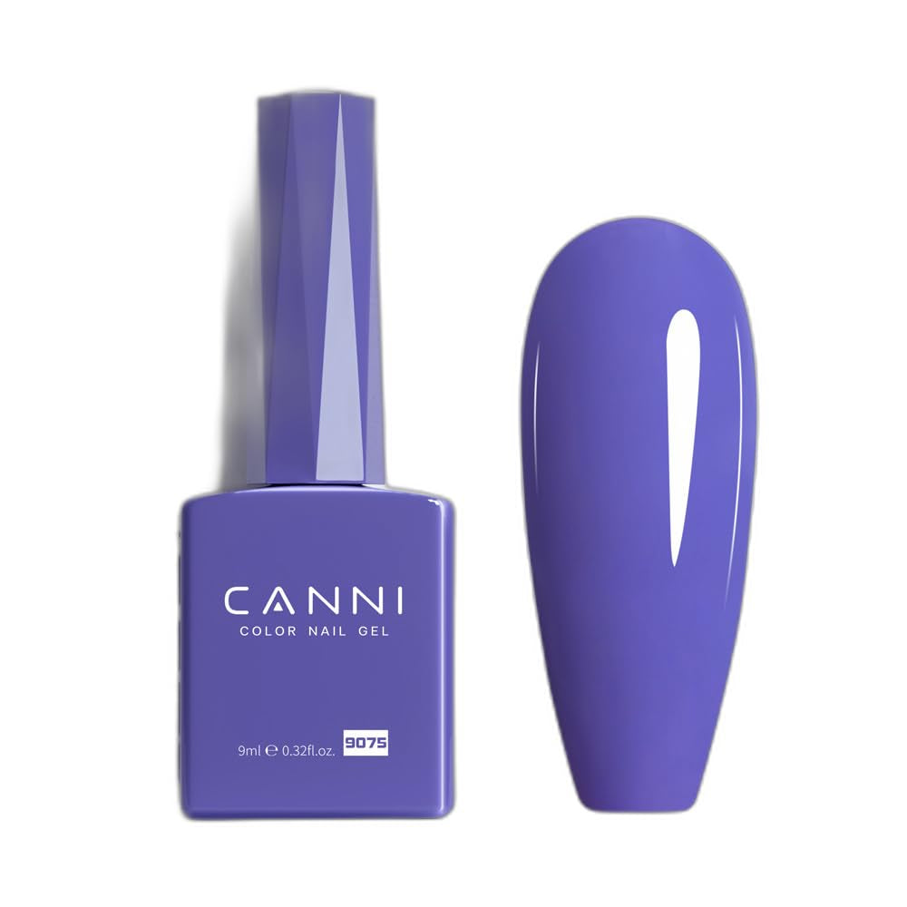 Vernis à ongles gel CANNI, semi-permanent, violet foncé, vernis à ongles, gel UV, trempage, manucure