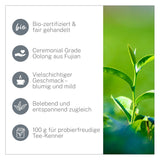 Thé Oolong Bio Ti Guan Yin 100 g - Thé Oolong biologique de haute qualité de Chine - Wu Long (qualité cérémonielle) - Pour les amateurs et connaisseurs de thé - Mycupoftea