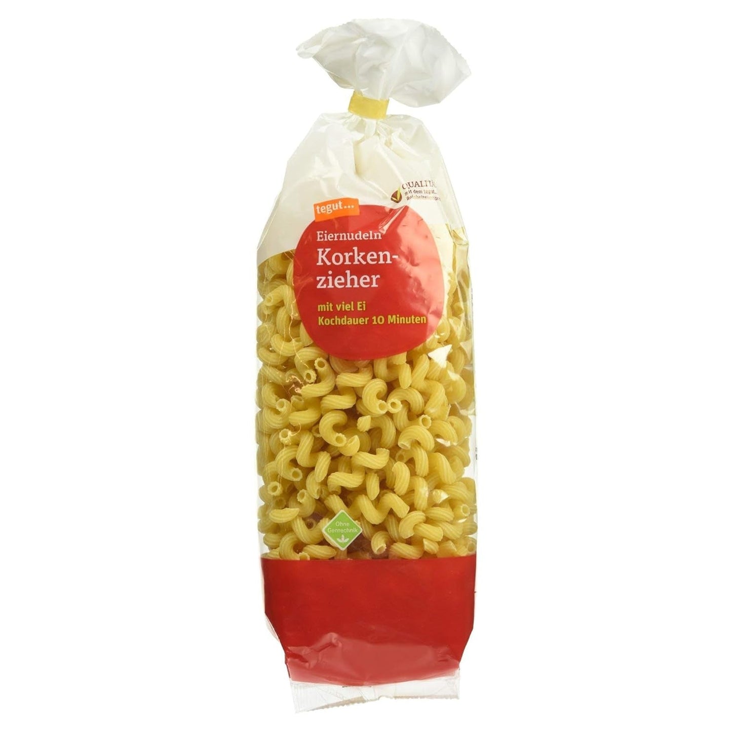 tegut... Nouilles aux Oeufs Tire-Bouchon Paquet de 5 (5 x 500g)